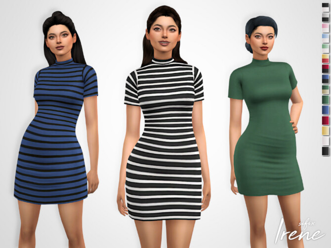 Sims 4 Irene Dress by Sifix at TSR