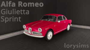 1958 Alfa Romeo Giulietta Sprint Veloce at LorySims