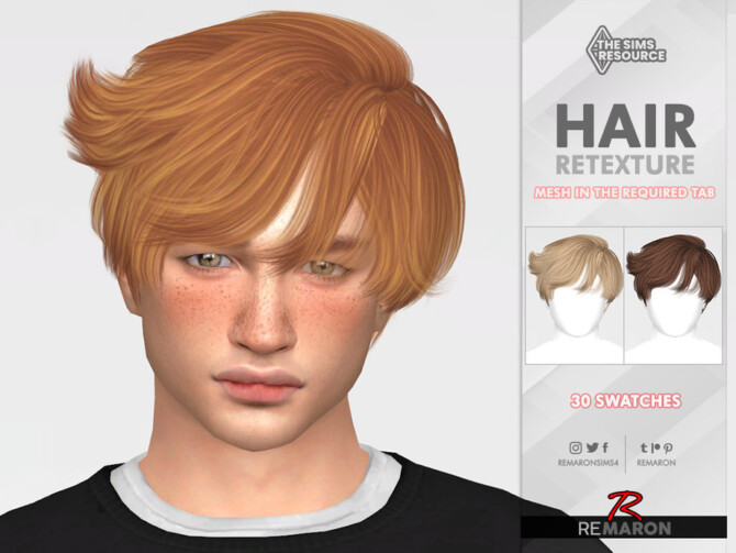 Sims 4 TO0809 Hair Retexture by remaron at TSR