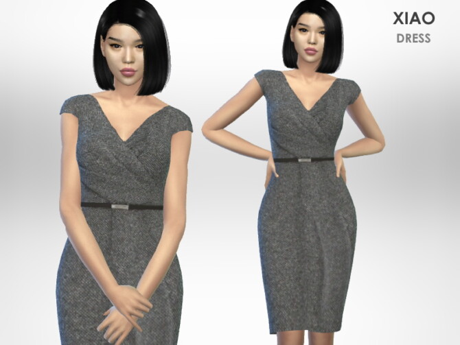 Sims 4 Xiao Dress by Puresim at TSR