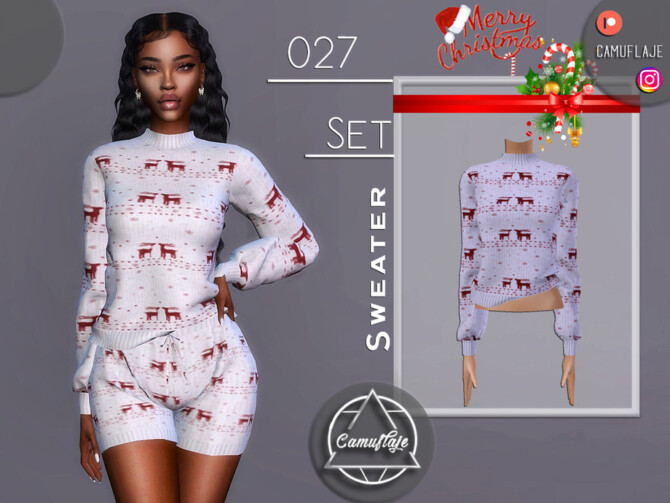 Sims 4 SET 027   Sweater by Camuflaje at TSR