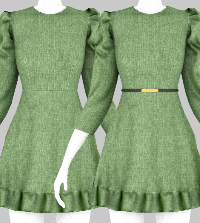 Sims 4 Christina Dress at Daisy Pixels