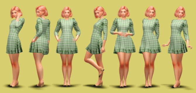 Sims 4 Christina Dress at Daisy Pixels
