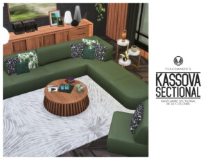 Kassova Sectional – Basegame Modular Seating at Simsational Designs