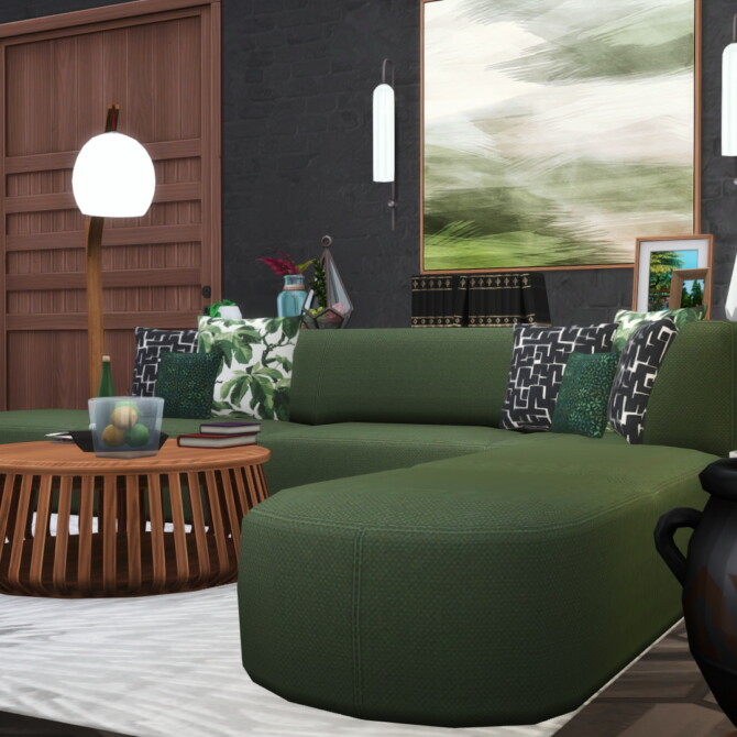 Sims 4 Kassova Sectional   Basegame Modular Seating at Simsational Designs