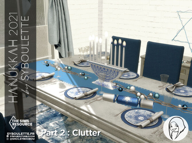 Sims 4 Hanukkah 2021   Part 2: Clutter by Syboubou at TSR