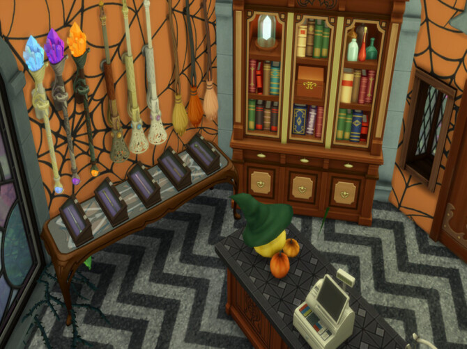 Sims 4 Retail (Pumpkin Witch Hat) by susancho93 at TSR