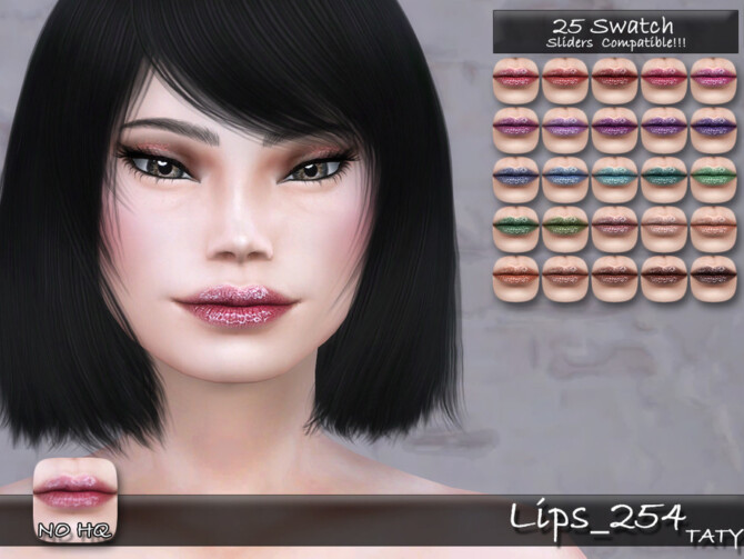 Sims 4 Lips 254 by tatygagg at TSR