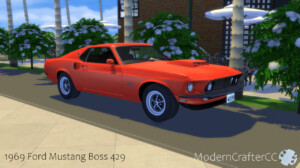 1969 Ford Mustang Boss 429 at Modern Crafter CC