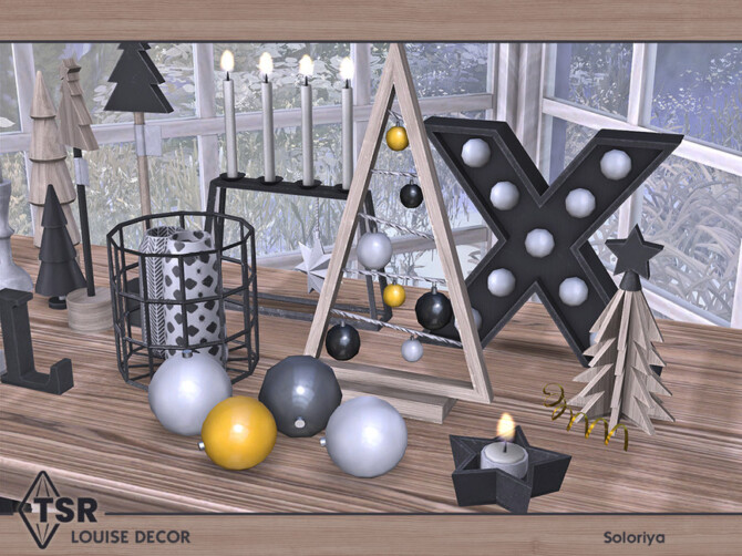 Sims 4 Louise Decor by soloriya at TSR