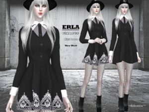 ERLA – Mini Dress by Helsoseira at TSR
