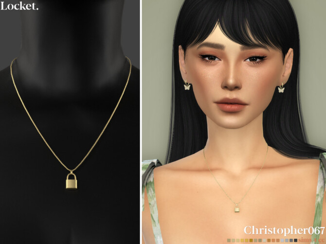 Sims 4 Locket Necklace by christopher067 at TSR