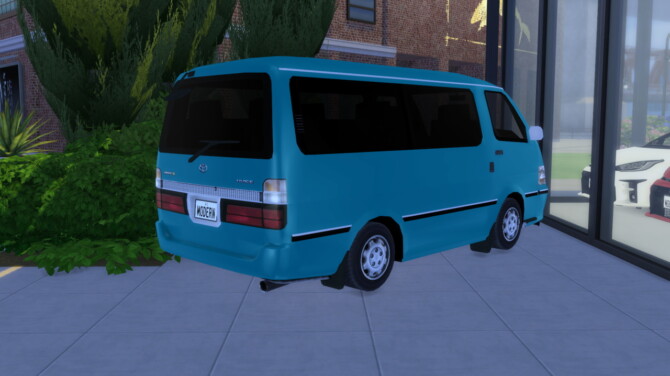 Sims 4 2005 Toyota Hiace Wagon at Modern Crafter CC