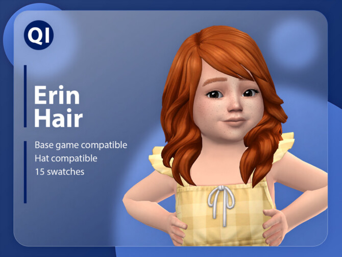 Sims 4 Erin Hair by qicc at TSR