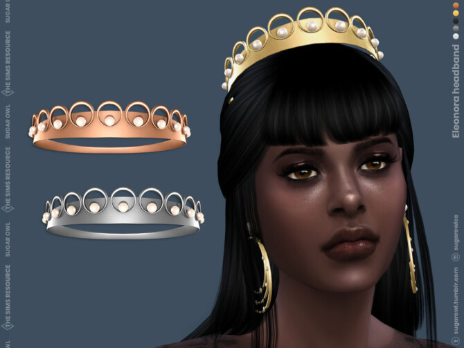 Sims 4 Eleonora headband by sugar owl at TSR