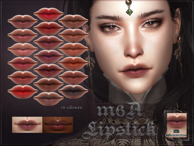 Sims 4 m6A Lipstick by RemusSirion at TSR