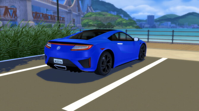 Sims 4 2016 Acura NSX at Modern Crafter CC