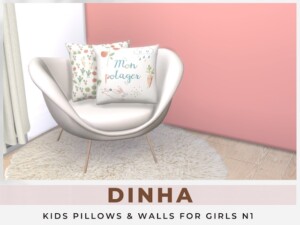 Kids Pillows & Walls For Girls N1 at Dinha Gamer