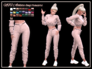 Athletic long trousers by Nadiafabulousflow at TSR