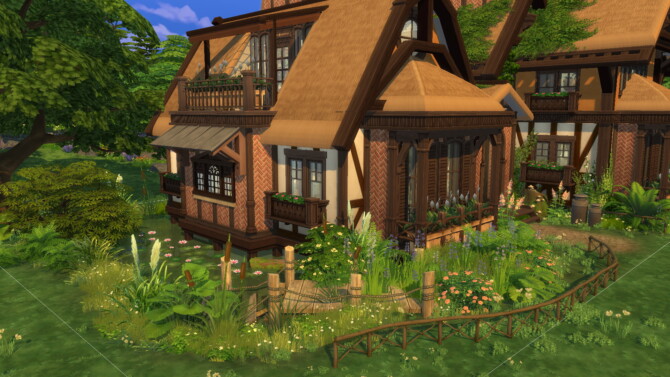 Sims 4 Nature Lover Cottage by plumbobkingdom at Mod The Sims 4