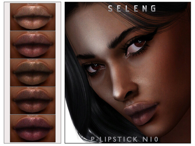 Sims 4 P Lipstick N10 by Seleng at TSR
