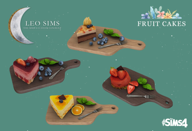 Sims 4 Fruit Cakes at Leo Sims
