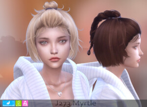 Myrtle hair at Newsea Sims 4