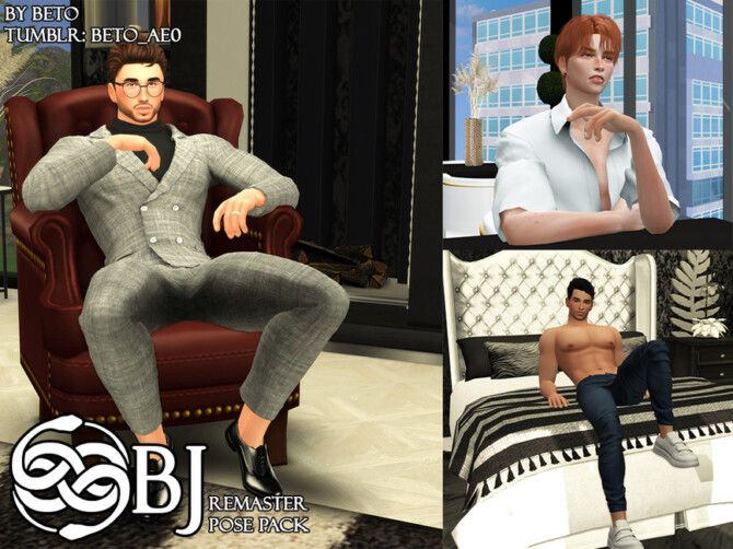 Sims 4 BJ REMASTER (Pose Pack) by Beto ae0 at TSR