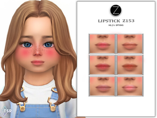 Sims 4 LIPSTICK 153 by ZENX at TSR