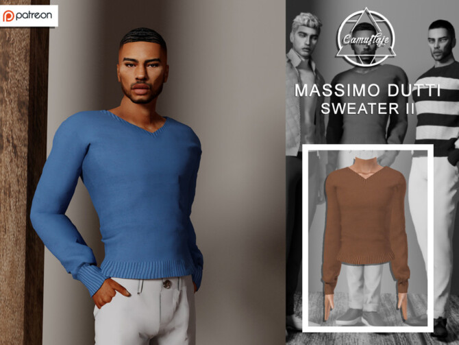 Sims 4 Sweater II by Camuflaje at TSR