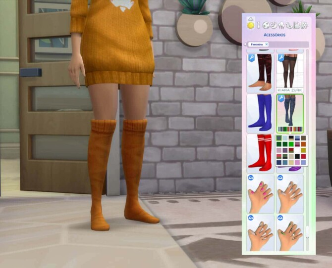 Sims 4 Christmas Socks at My Stuff Origin