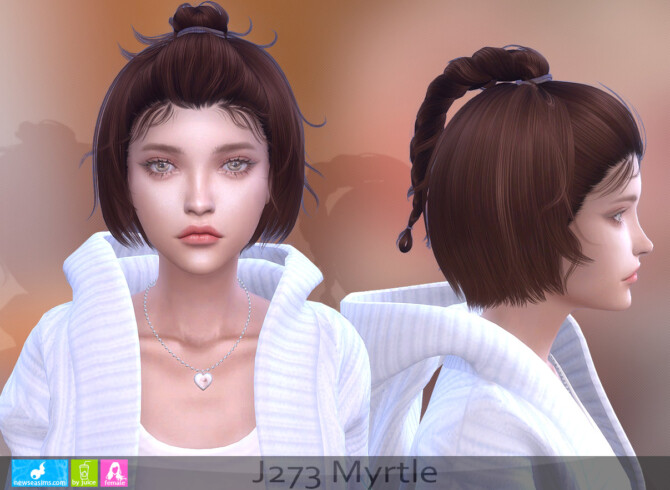 Sims 4 Myrtle hair at Newsea Sims 4