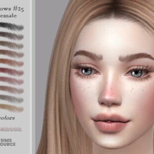 Eyebrows04 CB by S-Club WM at TSR » Sims 4 Updates