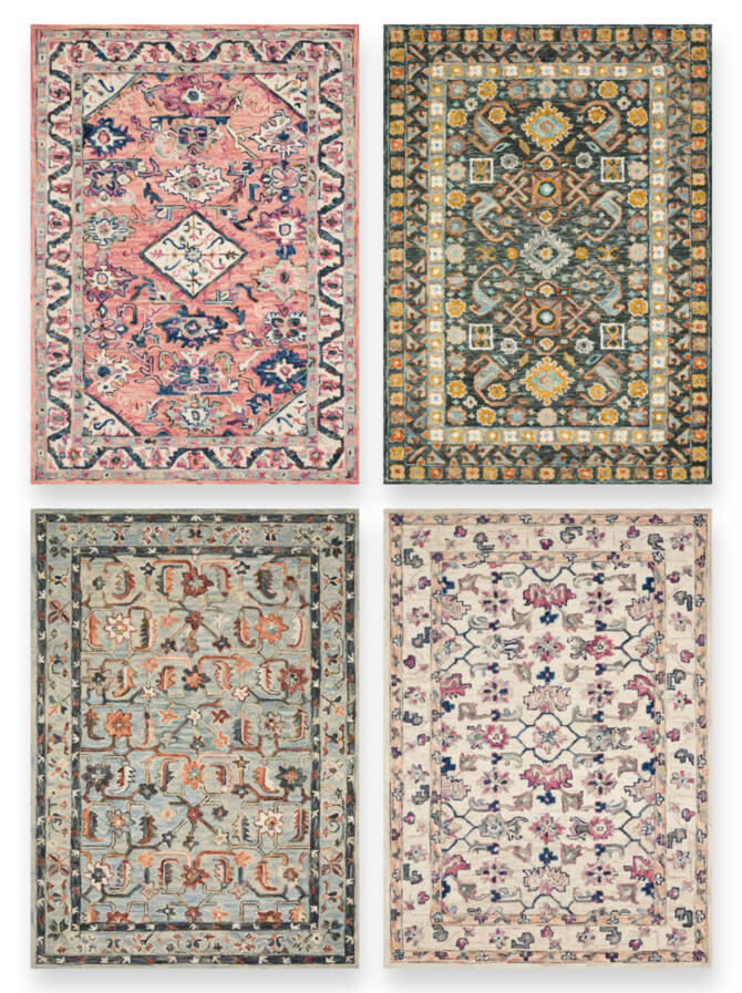 Sims 4 Loloi II Elka Rug Collection at SimPlistic