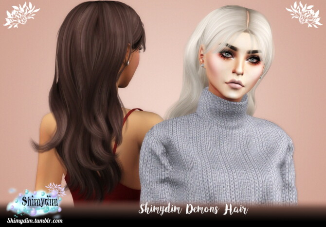 Sims 4 Demons Hair Naturals + Unnaturals at Shimydim Sims