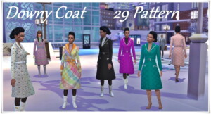 Downy Coat at Birksches Sims Blog