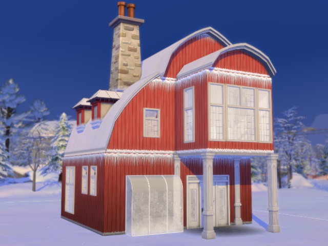 Sims 4 WinterWalls at All 4 Sims