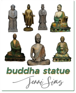 Buddha statues ( 7 ITEMS) at Jenni Sims