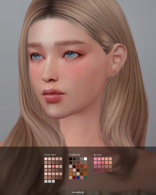 Sims 4 Face Skin & Make up Set at MMSIMS