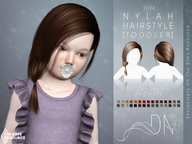 Sims 4 Nylah Hairstyle [Toddler] by DarkNighTt at TSR