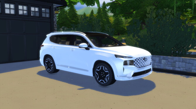 Sims 4 2021 Hyundai Santa Fe at LorySims