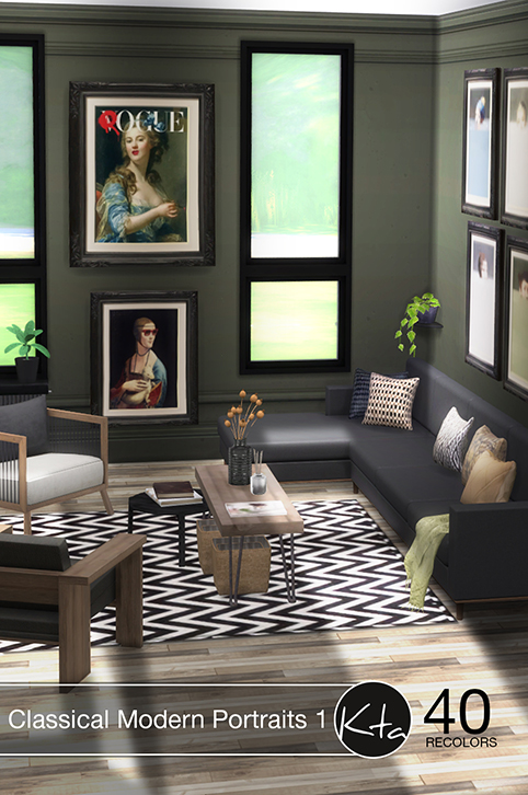 Sims 4 Classical Modern Portraits 1 at Ktasims