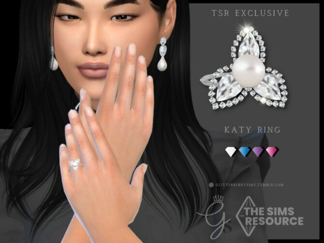 Sims 4 Katy Ring by Glitterberryfly at TSR