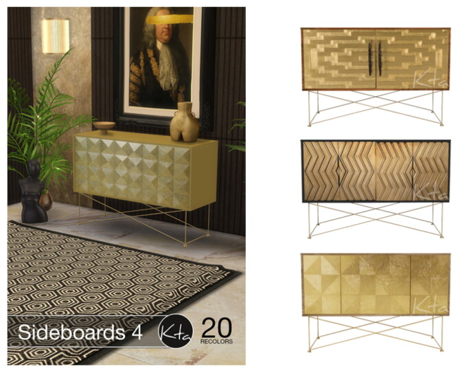 Sims 4 Sideboards 4 at Ktasims