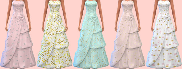 Sims 4 Basegame Glitter Dresses at Annett’s Sims 4 Welt