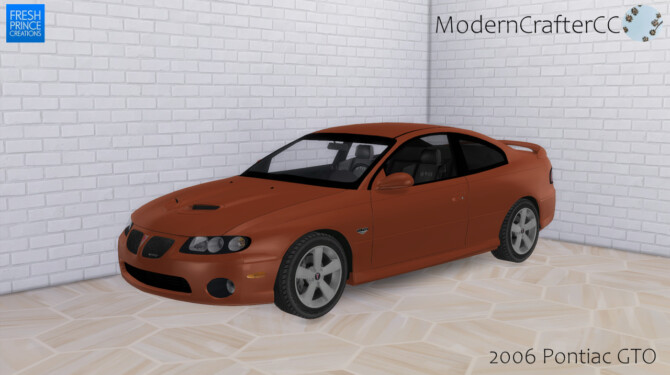 Sims 4 2006 Pontiac GTO at Modern Crafter CC