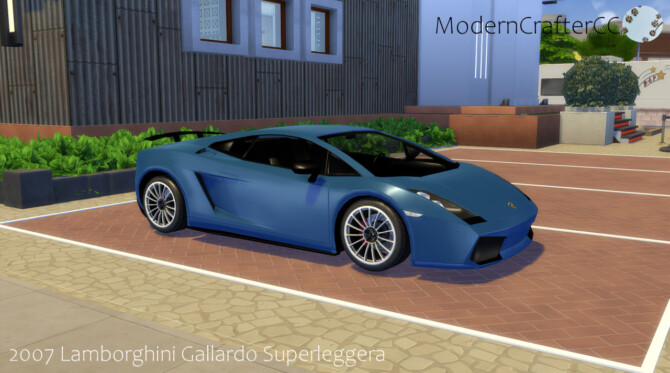 Sims 4 2007 Lamborghini Gallardo Superleggera at Modern Crafter CC