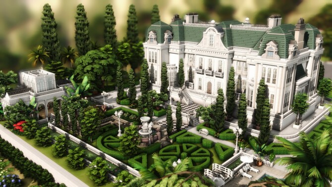 Sims 4 French Château by plumbobkingdom at Mod The Sims 4