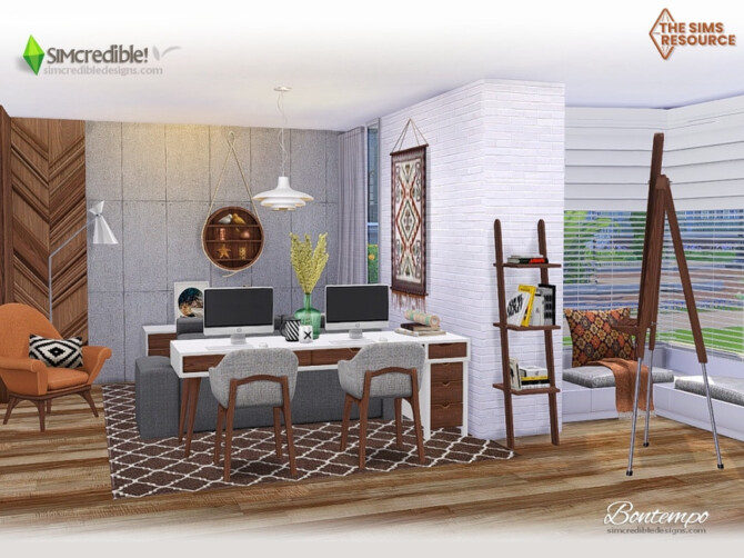 Sims 4 Bontempo Study by SIMcredible! at TSR