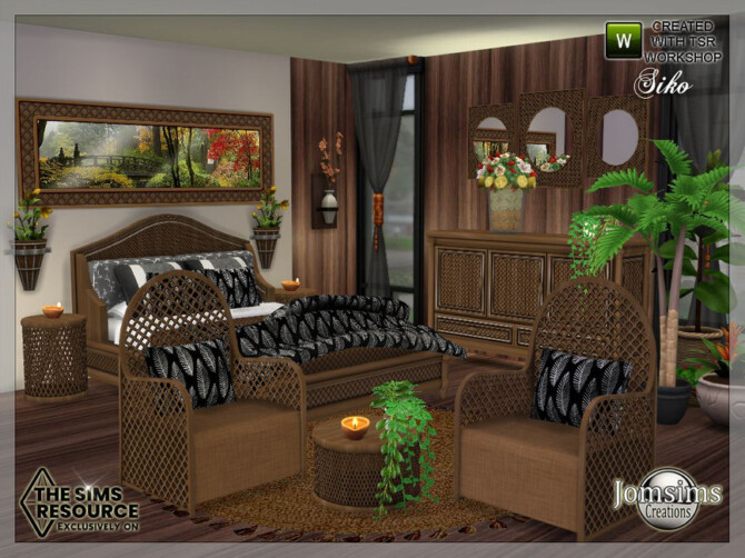 Sims 4 Siko bedroom by jomsims at TSR